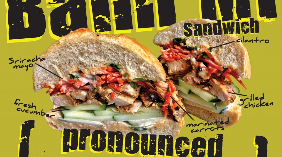 Rising Roll Limited Time Banh Mi Sandwich Lisa Robertson Design